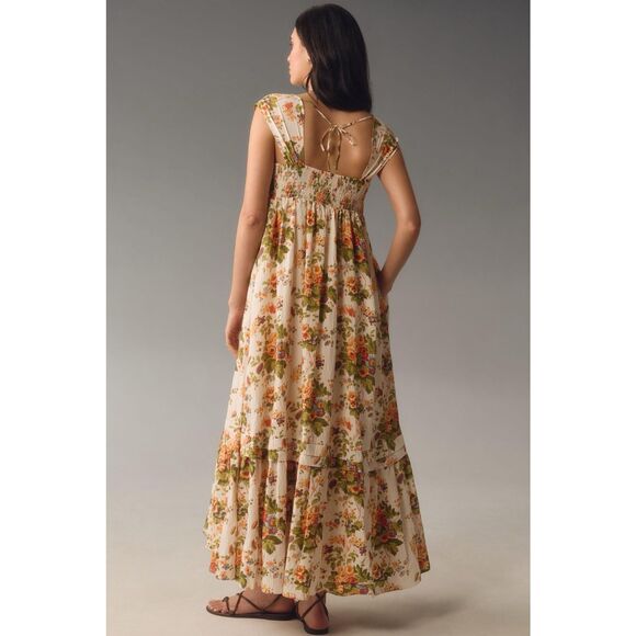 New By Anthropologie Sleeveless Square-Neck Maxi Dress Size S - Picture 4 of 12